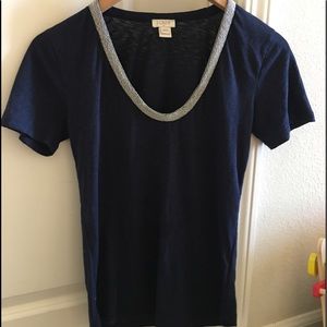 Jcrew blue top